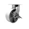 Service Caster 8'' Heavy Duty Semi Steel Cast Iron Caster with Brake and Swivel Lock CRAN-SCC-KP92S830-SSR-SLB-BSL - alternate 1